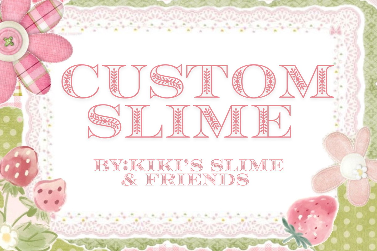 Custom Scented Slime