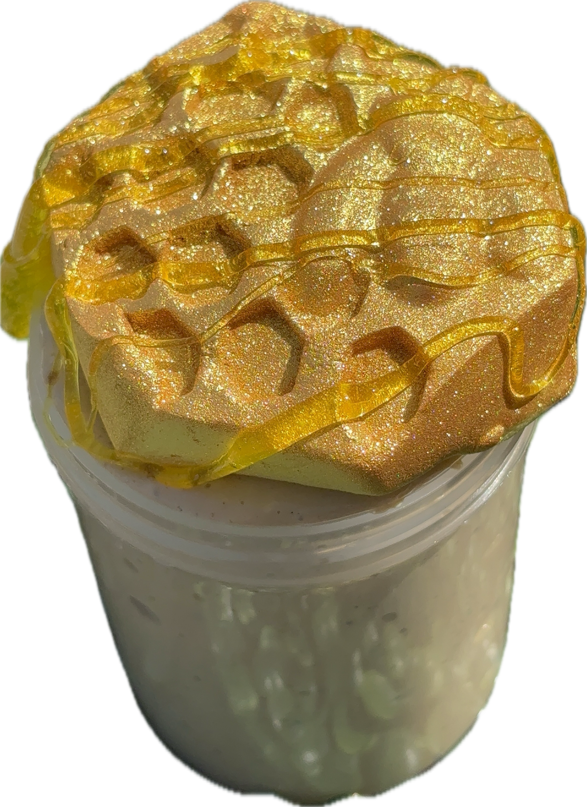 Oats & Honey | Perlite x Clay Piece Scented Slime