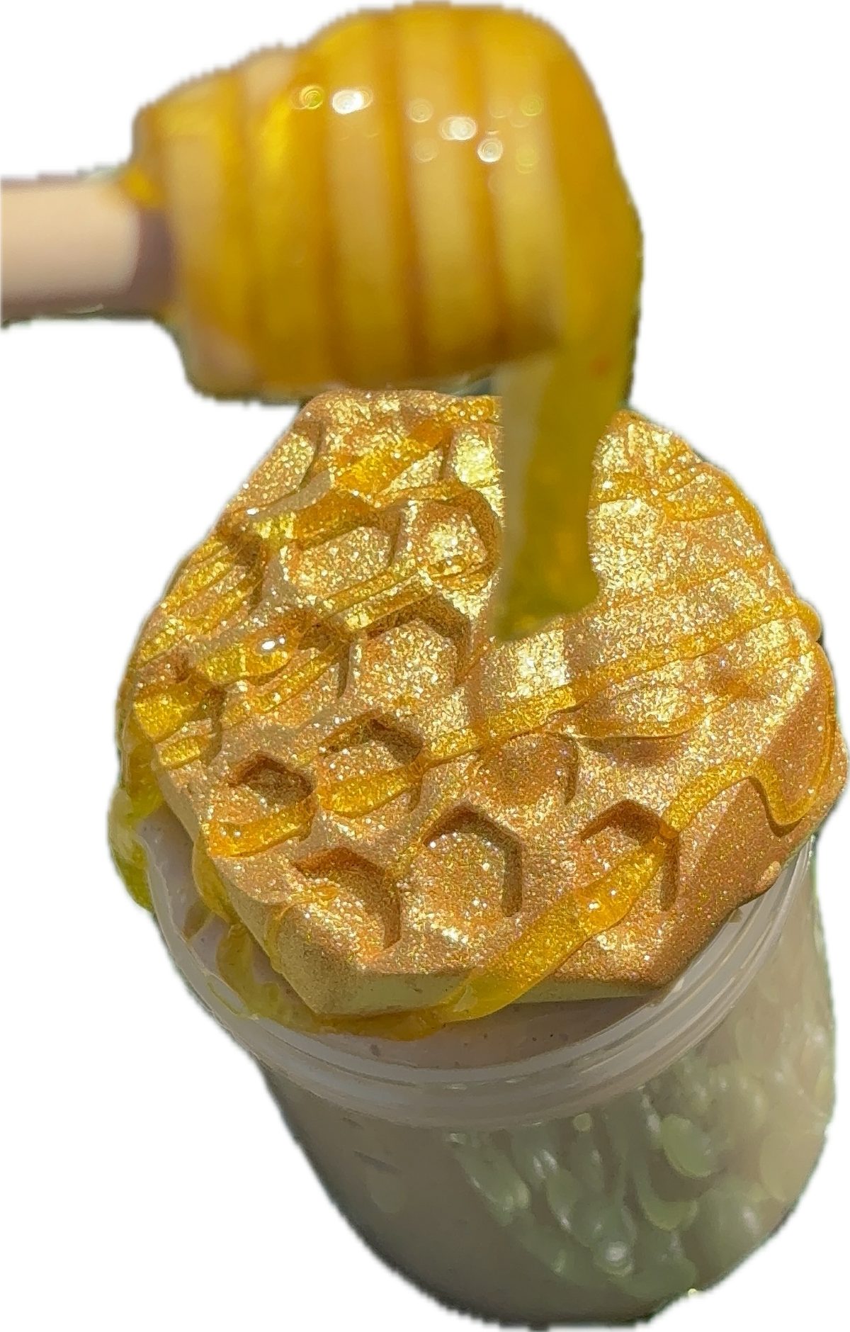 Oats & Honey | Perlite x Clay Piece Scented Slime