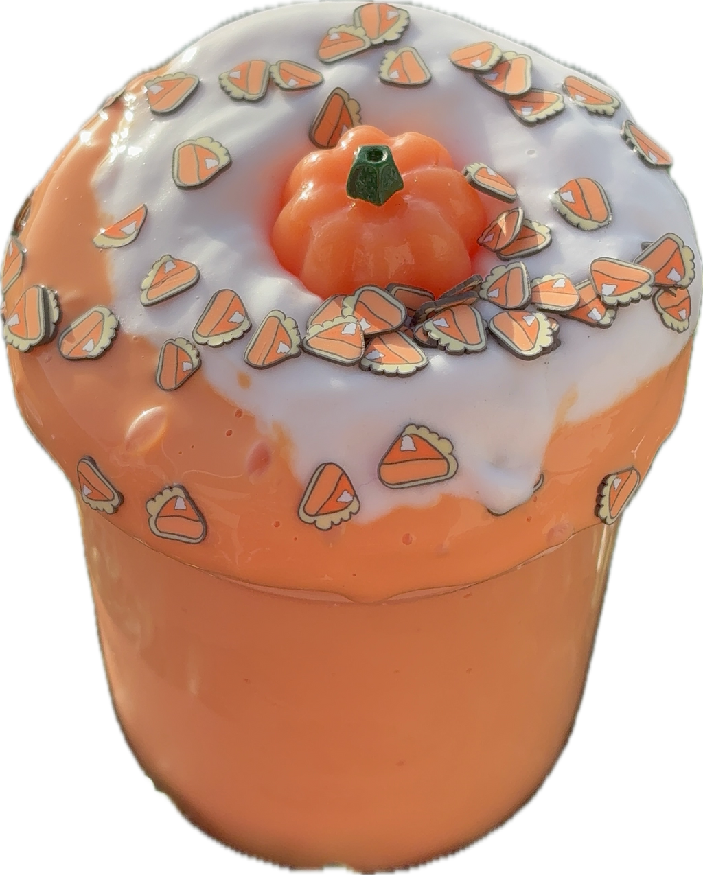 Pumpkin Pie Whip | Wood Glue x DIY Clay Piece Scented Slime