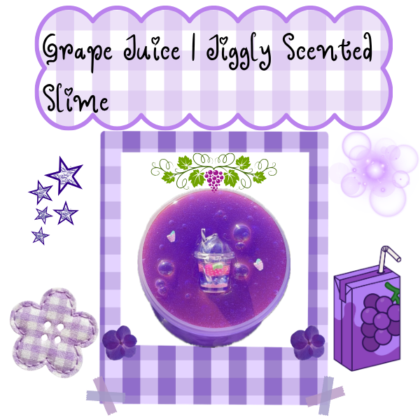 Grape Juice | Jiggly Scented Slime