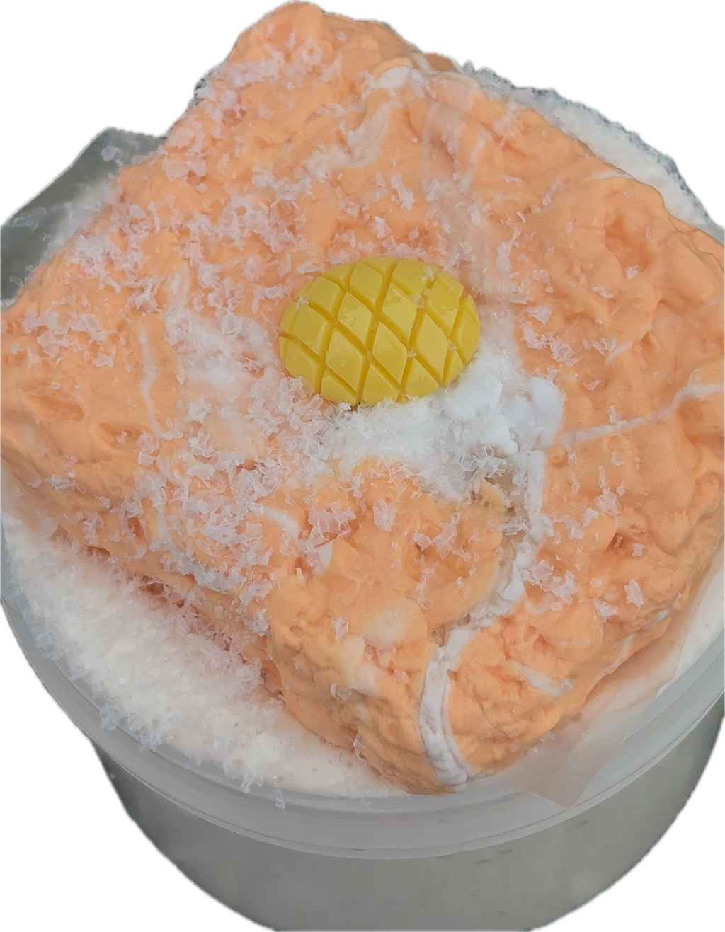 Mango Sticky Rice Crispy | DIY Clay Snowfizz Scented Slime