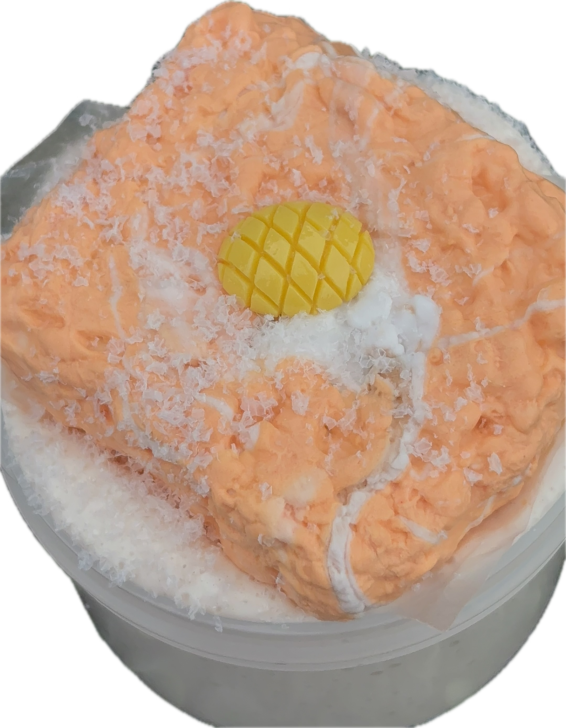 Mango Sticky Rice Crispy | DIY Clay Snowfizz Scented Slime