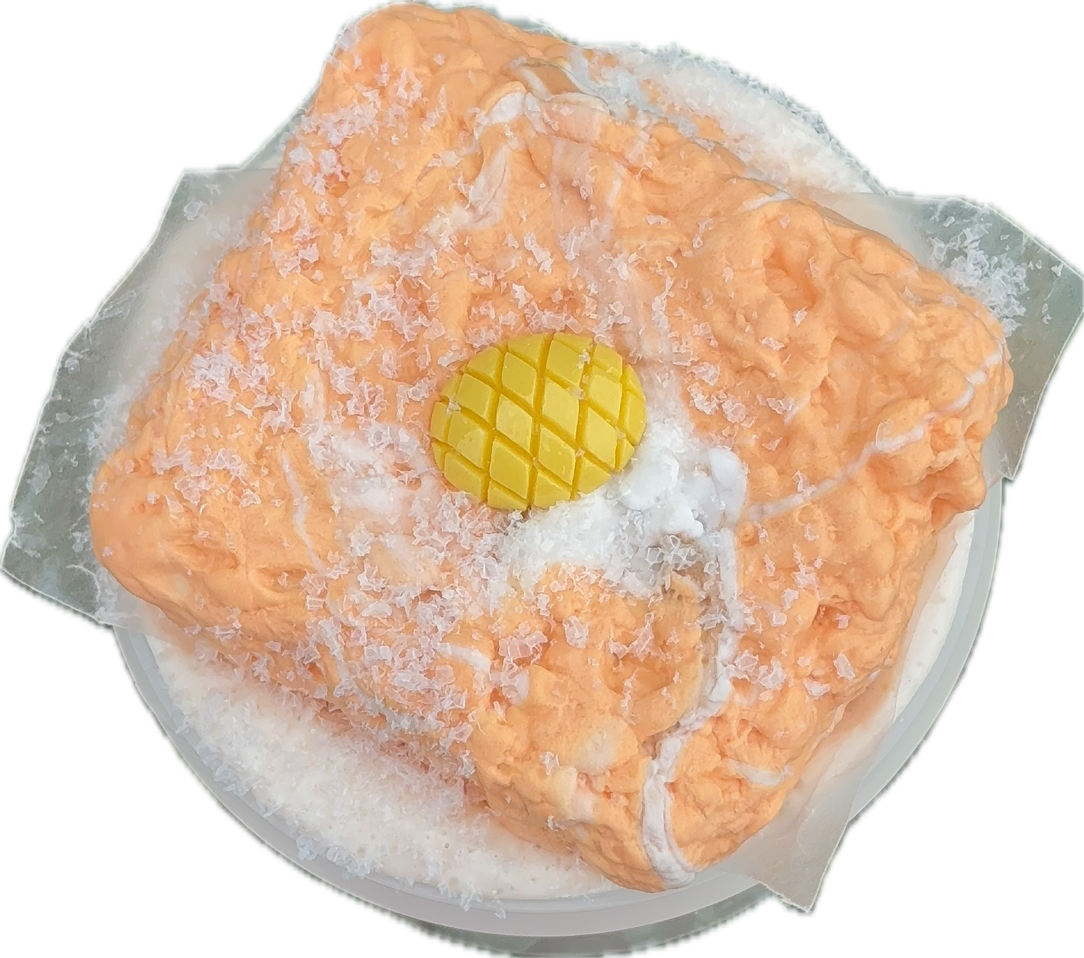 Mango Sticky Rice Crispy | DIY Clay Snowfizz Scented Slime