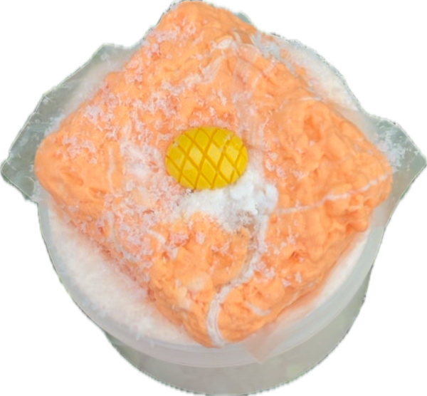 Mango Sticky Rice Crispy | DIY Clay Snowfizz Scented Slime