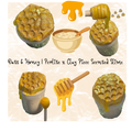 Oats & Honey | Perlite x Clay Piece Scented Slime