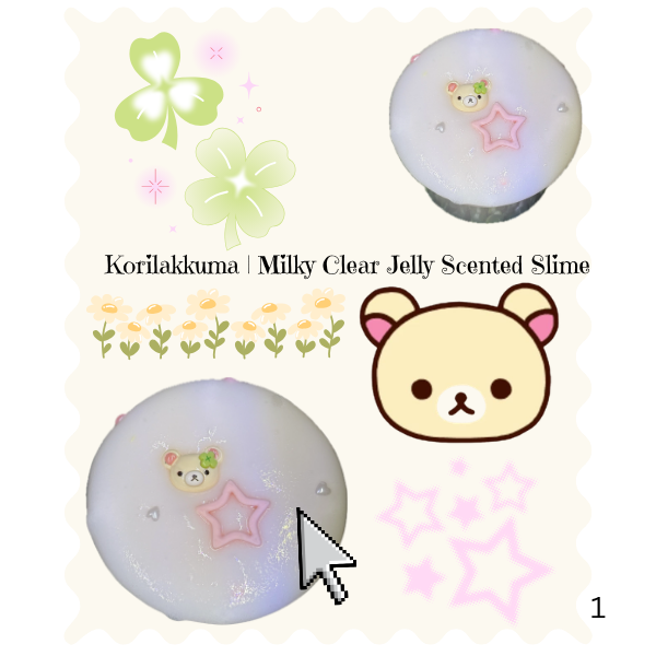 K0rilakkuma | Milky Clear Jelly Scented Slime