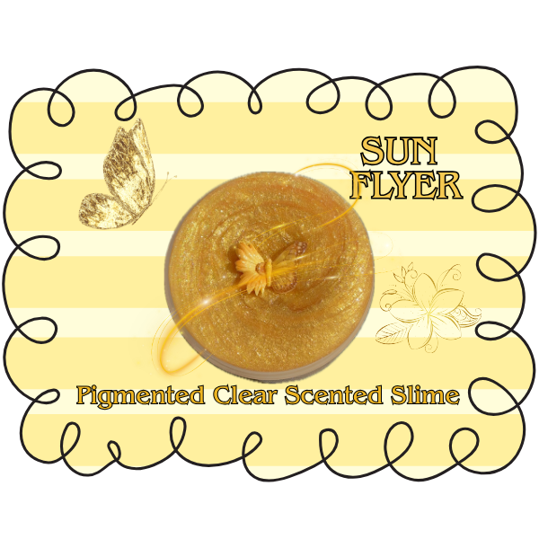 Sunflyer | Pigmented Clear Scented Slime