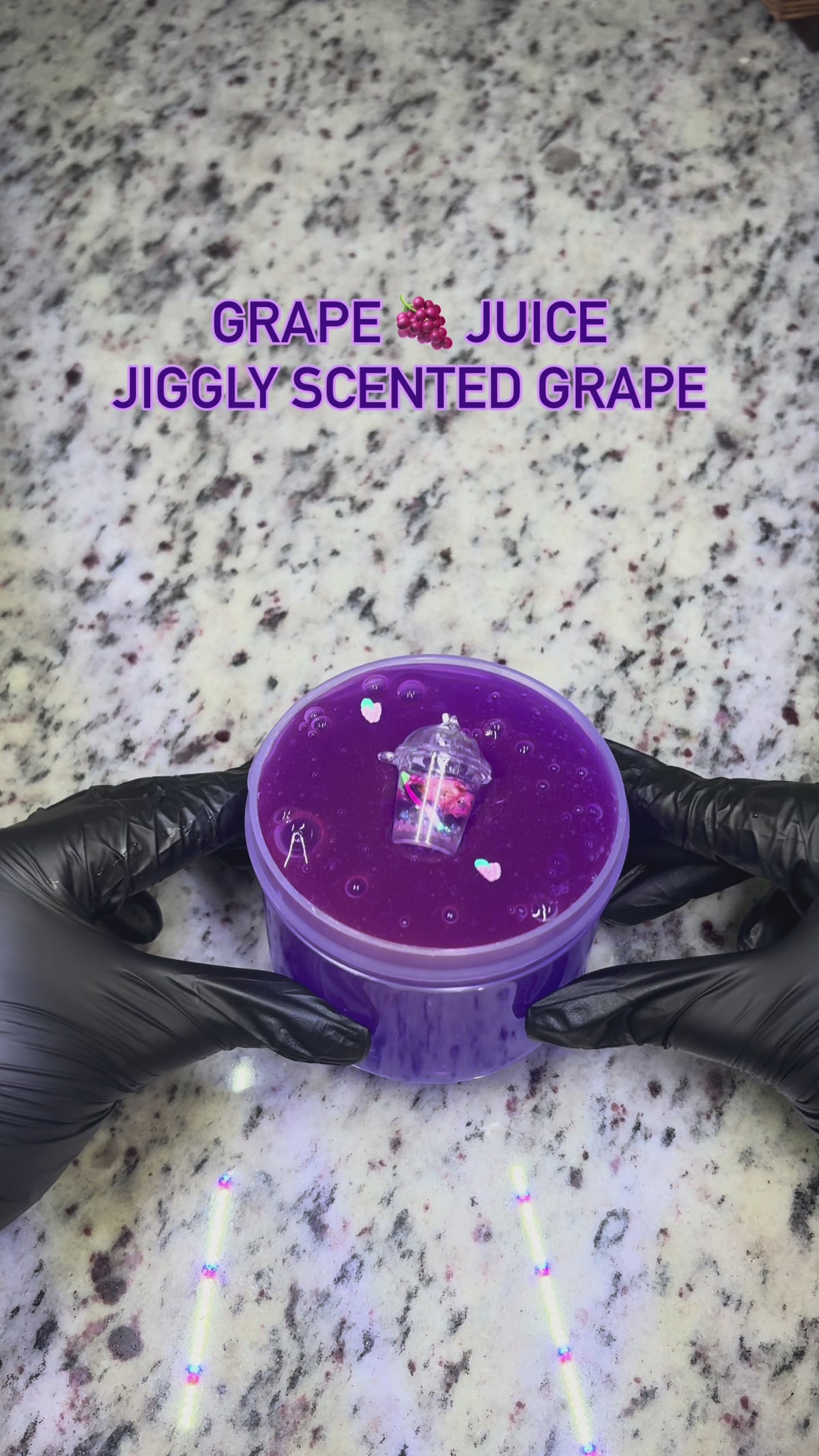Grape Juice | Jiggly Scented Slime